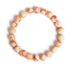 Red Grid Bracelet - Fire Element Series