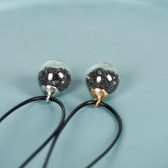 Crystal Chips Glass Ball Pendant/Necklace