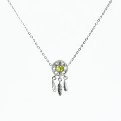 Dreamcatcher Crystal Pendant Necklaces