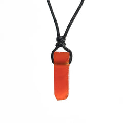Irregular Crystal Natural Stone Rectangular Pendant/Necklace