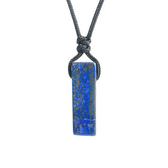 Irregular Crystal Natural Stone Rectangular Pendant/Necklace