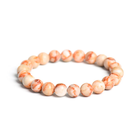 Red Grid Bracelet - Fire Element Series