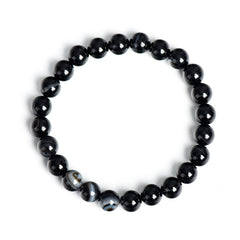 Colored Obsidian Bracelet - Water Element Series