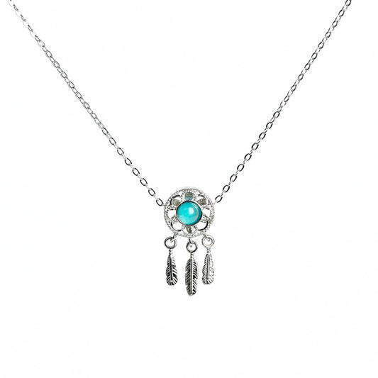 Dreamcatcher Crystal Pendant Necklaces